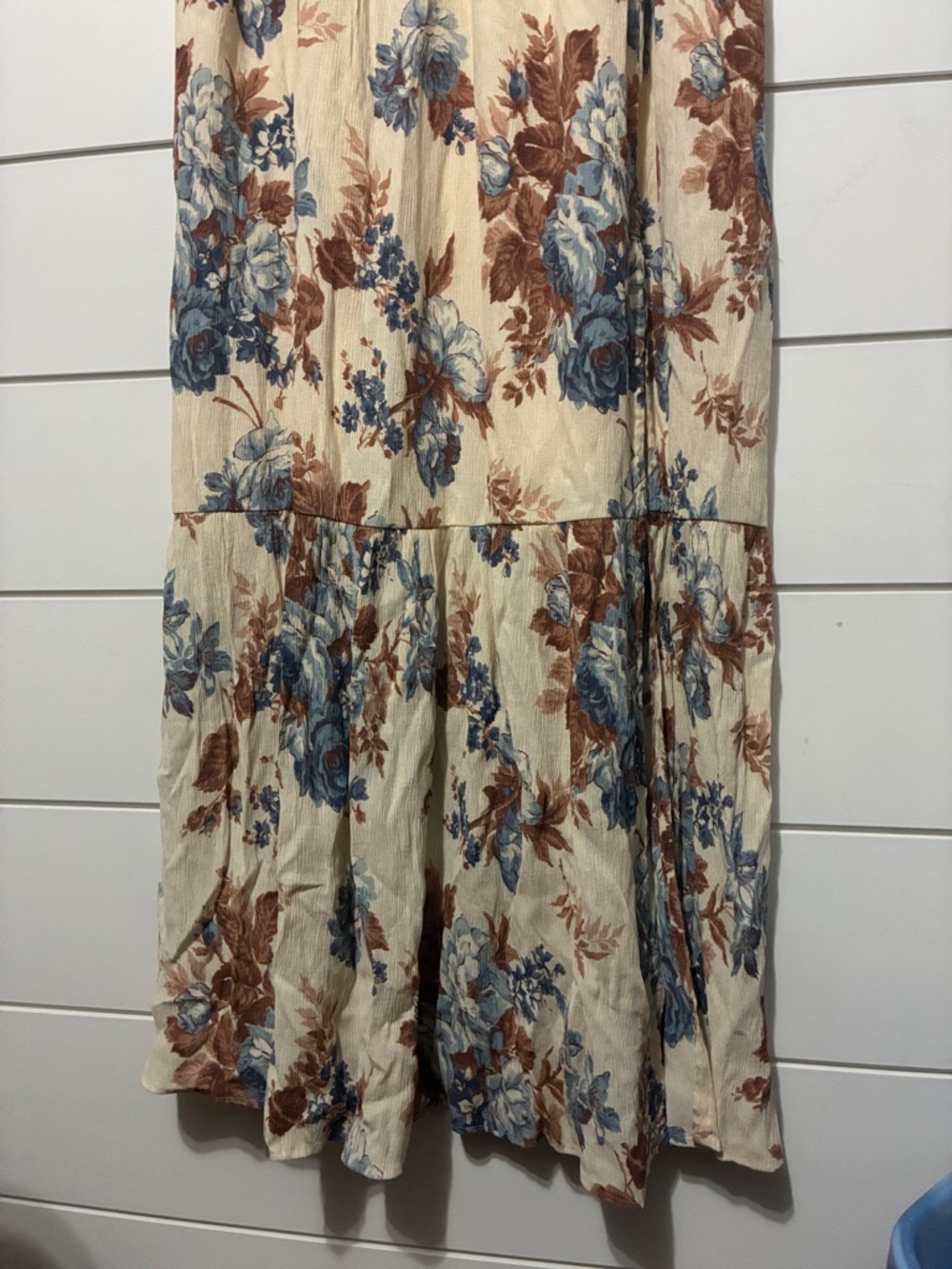 ABERCROMBIE Full length floral maxi dress new size XL tall - Picture 3 of 5